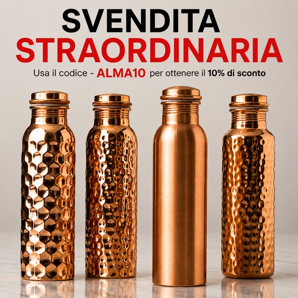 Puro rame. Garanzia a vita. Spedizione gratuita. Alma Pure™: l’investimento benessere che meriti.