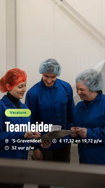 Teamleider in 'S-Gravendeel