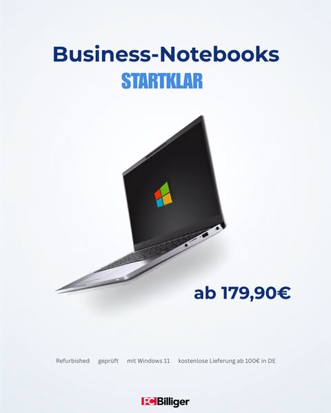 Startklar ab 179,90 € – Business-Marken Refurbished
