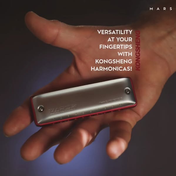 Kongsheng MarsM2 Metal Comb Diatonic Harmonica