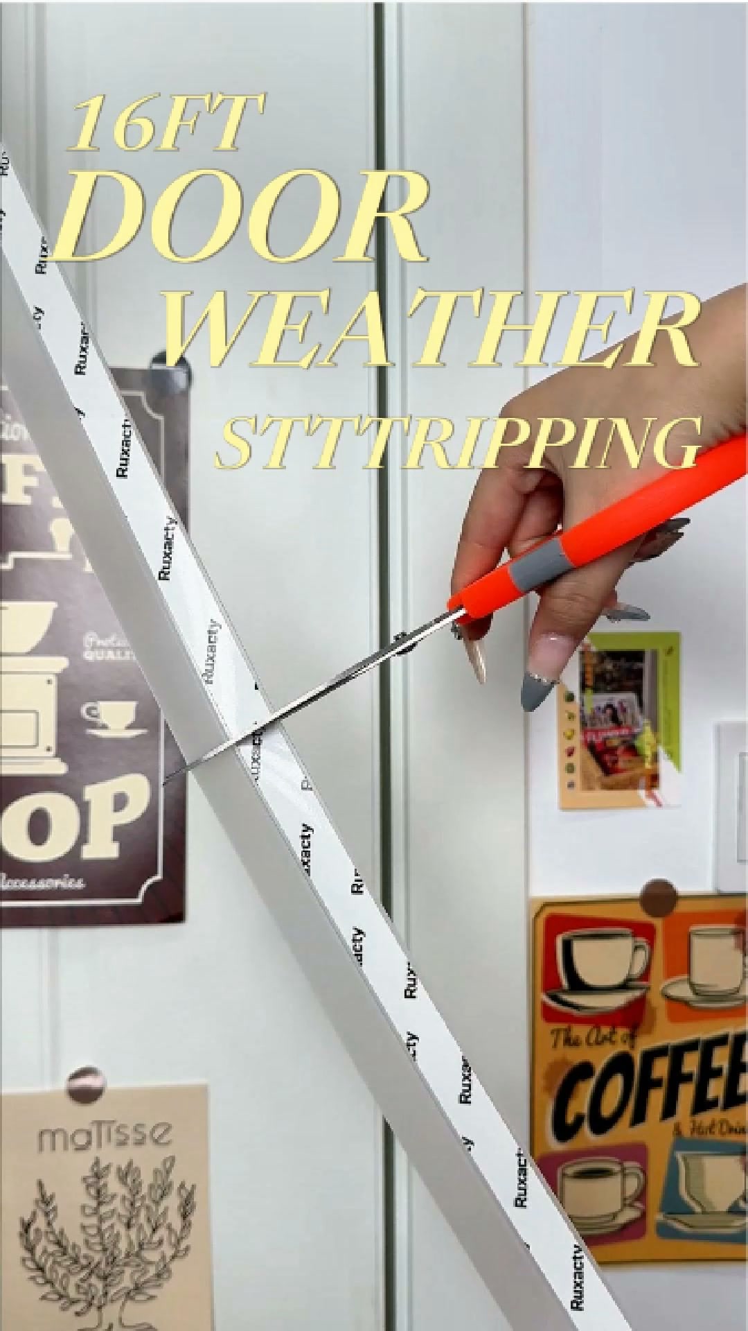 Self‑Adhesive Weather Stripping | Door & Window Draft Stopper Seal Strip