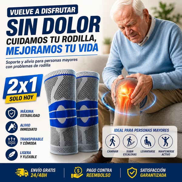 Sujeción y comodidad para tus rodillas