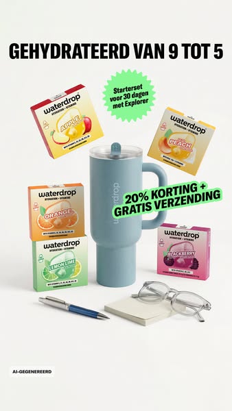 Til je hydratatie naar een hoger niveau