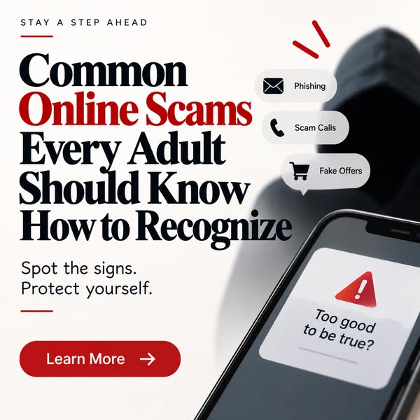 A Guide to Recognizing Common Online Scams
