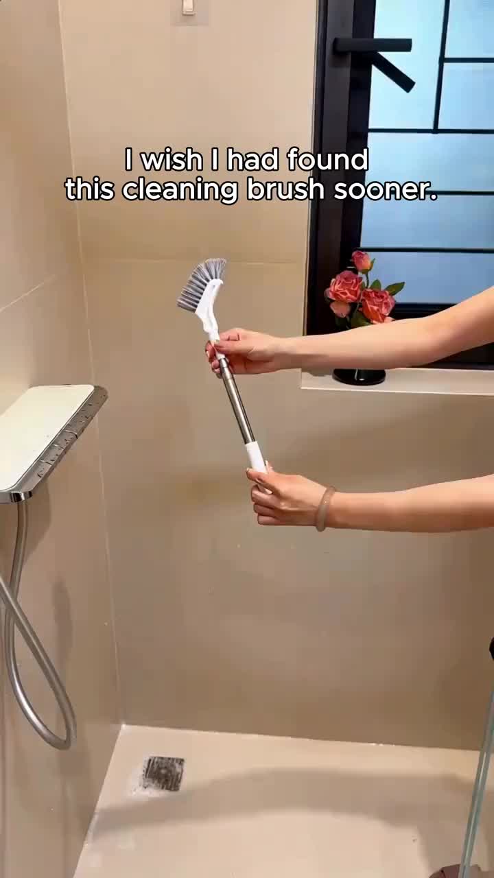 Extendable Crevice Gap Cleaning Brush