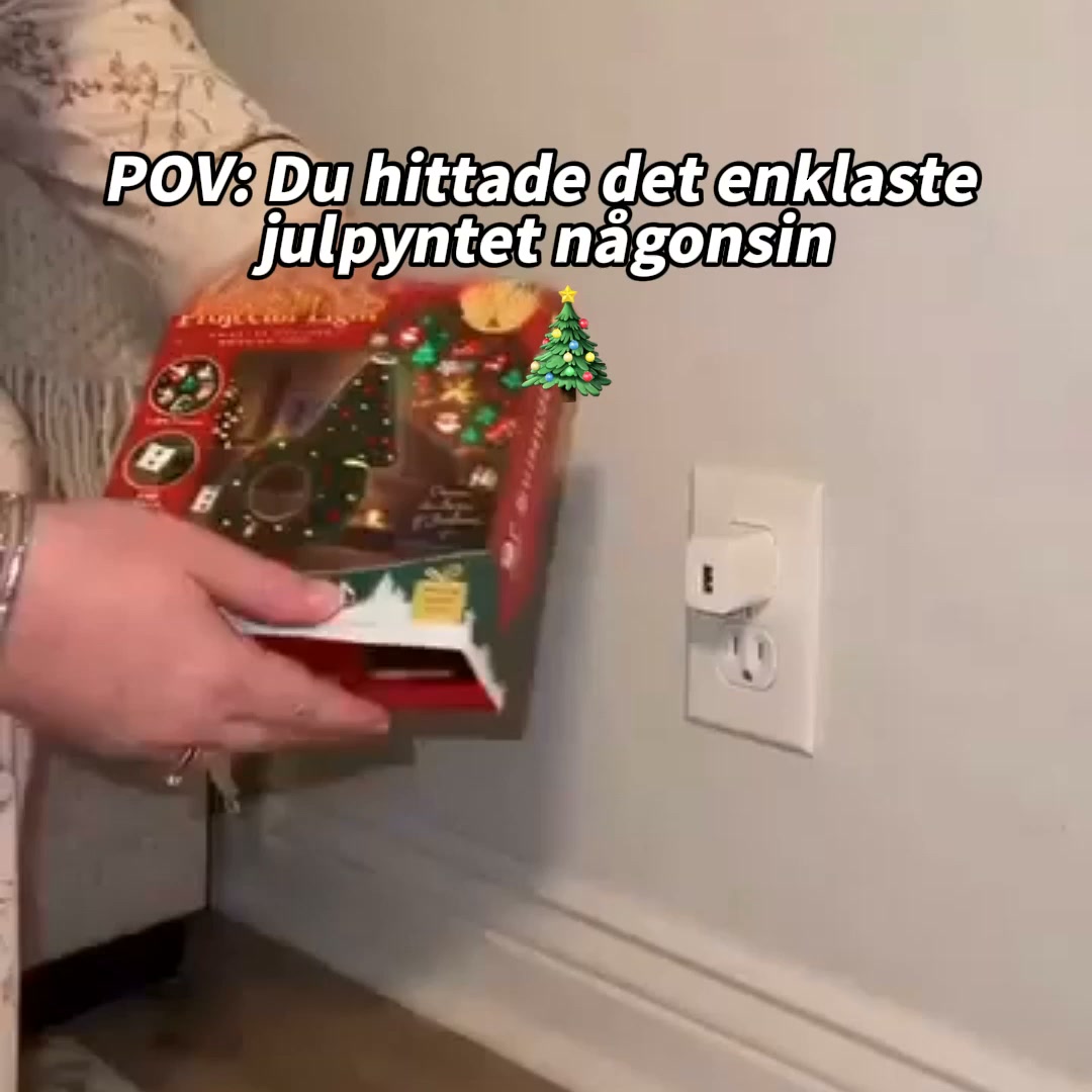 HD USB-julprojektor