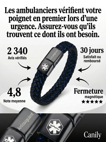 Une seconde peut tout changer. Ce bracelet aussi.