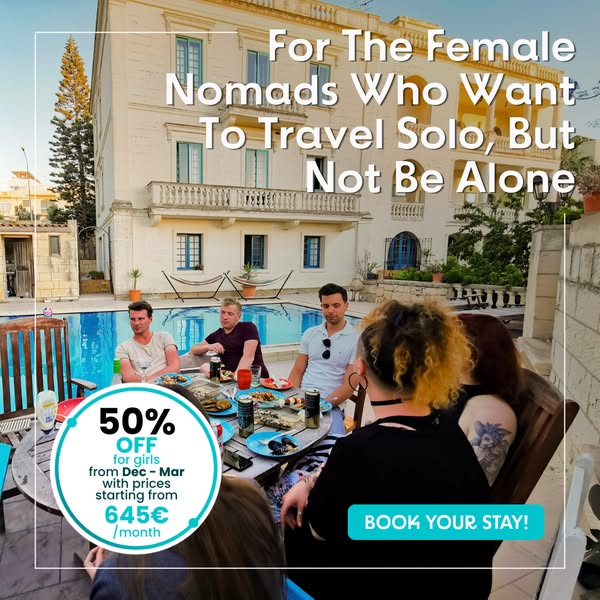 Stop the Airbnb Roulette. Join a Real Digital Nomad Community in Sunny Malta