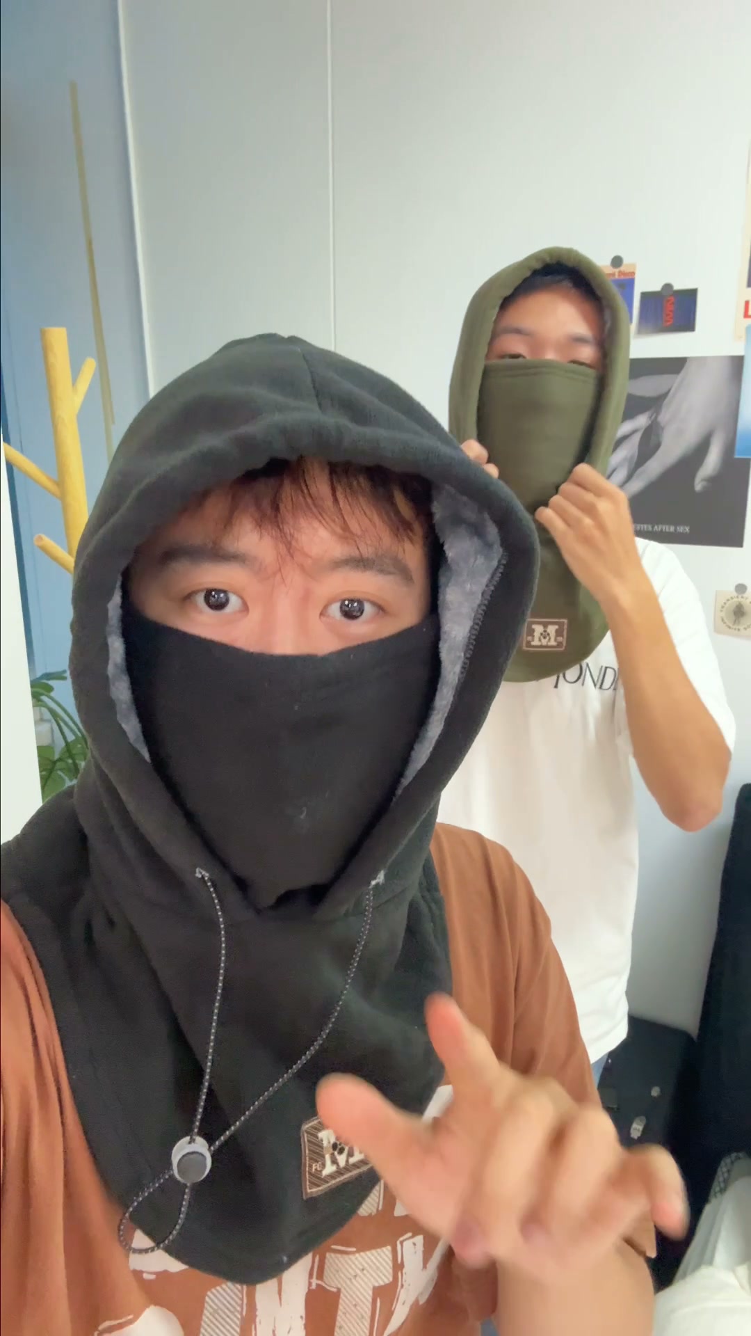 One-Piece Fleece Warm Mask Hat