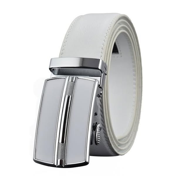 Split Style Automatic Buckle Leather Belt