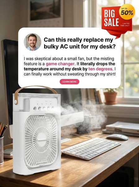 Portable Air Conditioner Fan