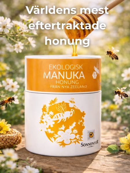 Ekologisk Manukahonung från Nya Zeeland