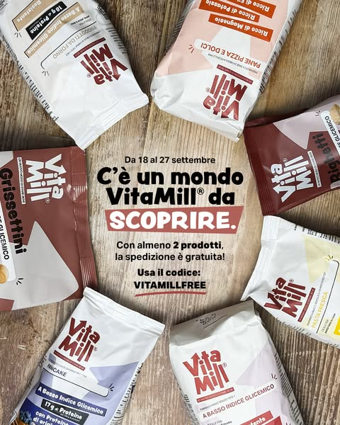 2 prodotti VitaMill® = SPEDIZIONI GRATUITE!