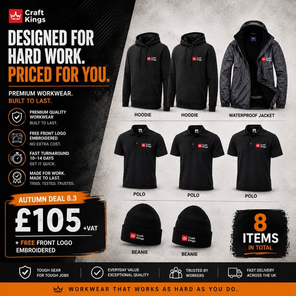 Proudly Embroidered in the UK