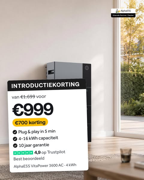 Introductiekorting AlphaESS