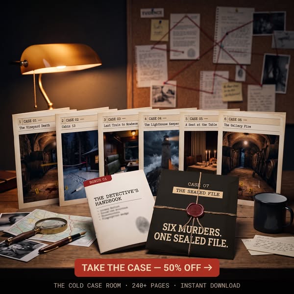 Unsolved Murders. One Evening. Can You Solve Them?