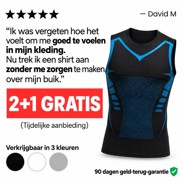 40+ en kom je maar niet van dat buikje af? Probeer dit