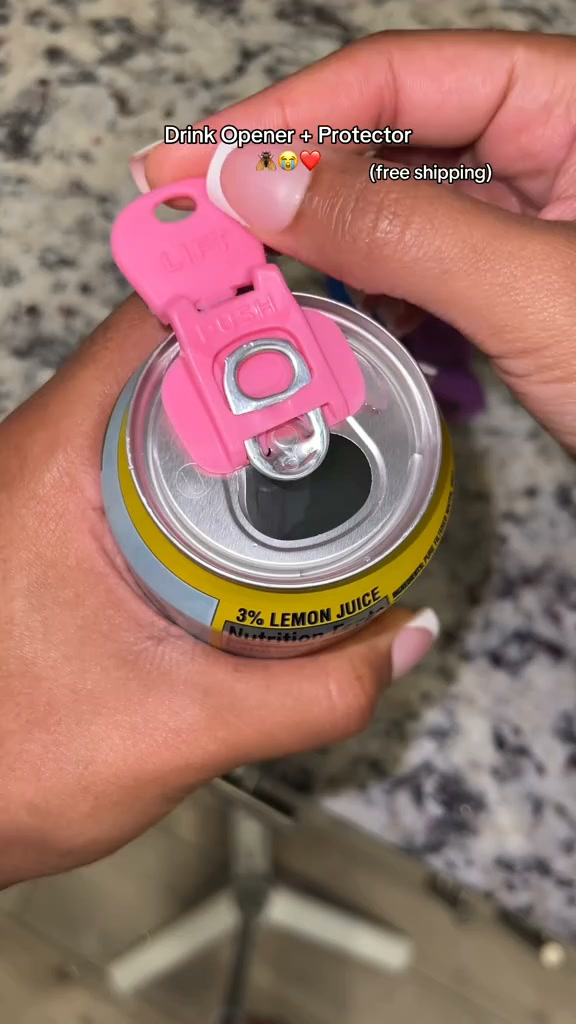 Easy Can Opener & Drink Protector