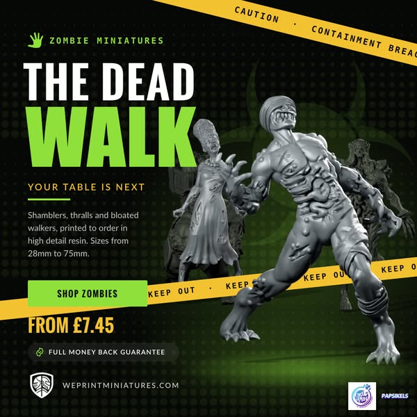 The Dead Walk. Your Table Is Next.