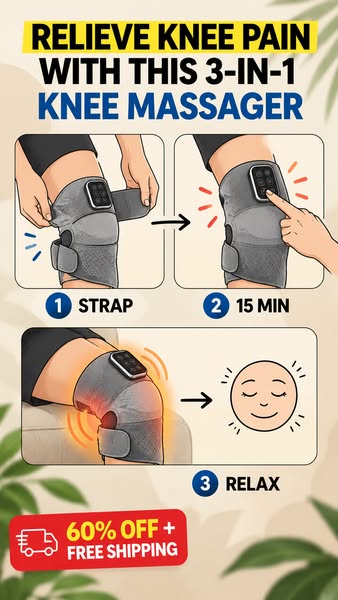 Try EMSense Knee Massager Today!