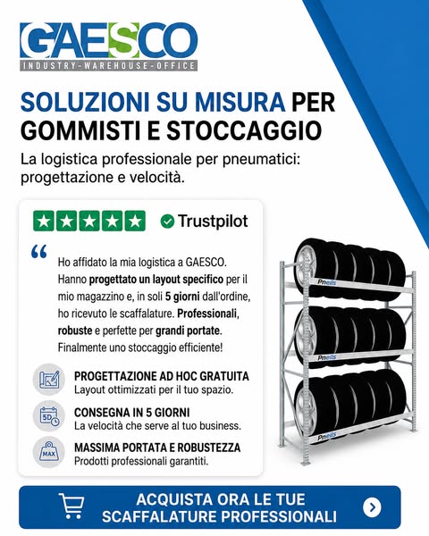 Scopri anche tu la qualità dei nostri scaffali