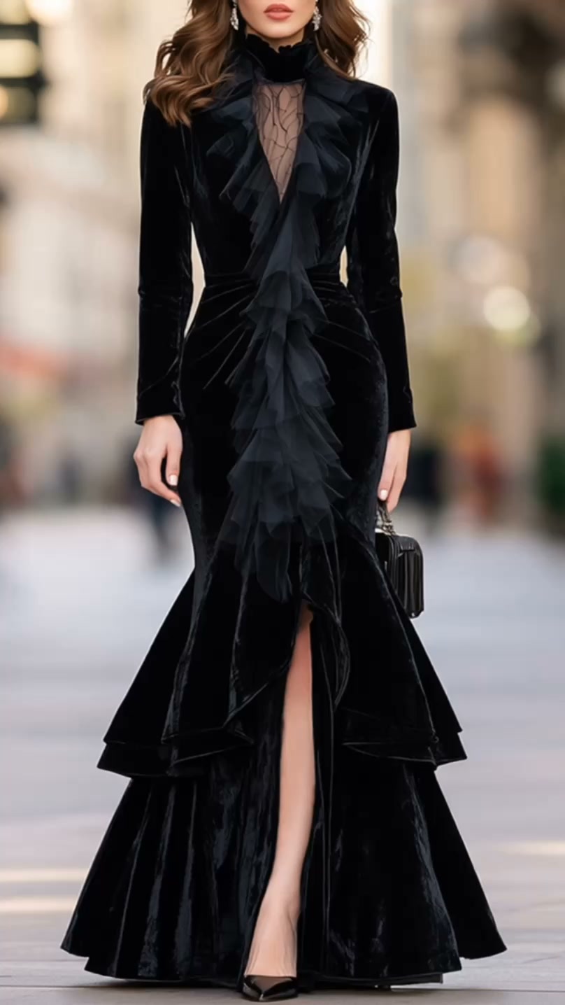 The Ultimate Velvet Statement Gown
