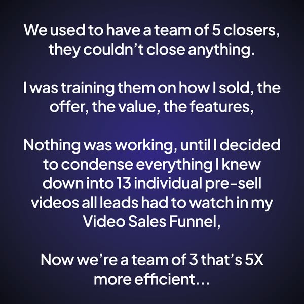 Pre-Sell Your Leads 24/7