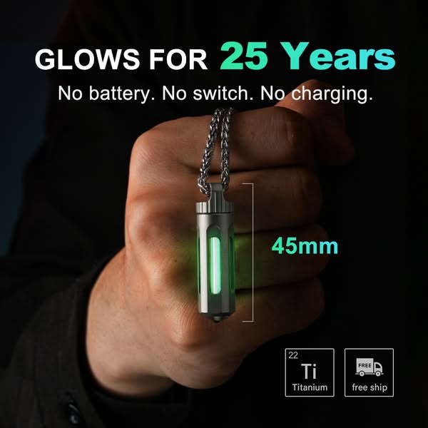 The Tritium Keychain—Carry the Glow. Own the Night.