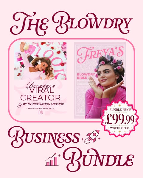 The Blowdry Business Bundle — Freyas Bouncy Blowdrys