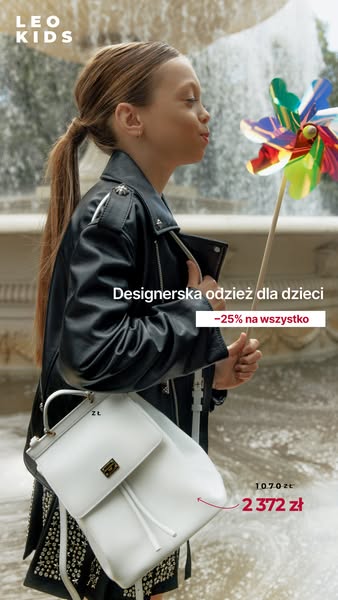 Plecaki, które łączą styl i jakość. Dolce & Gabbana, Armani, Richmond — teraz w Leo Kids. Sprawdź nową kolekcję na leokids.pl