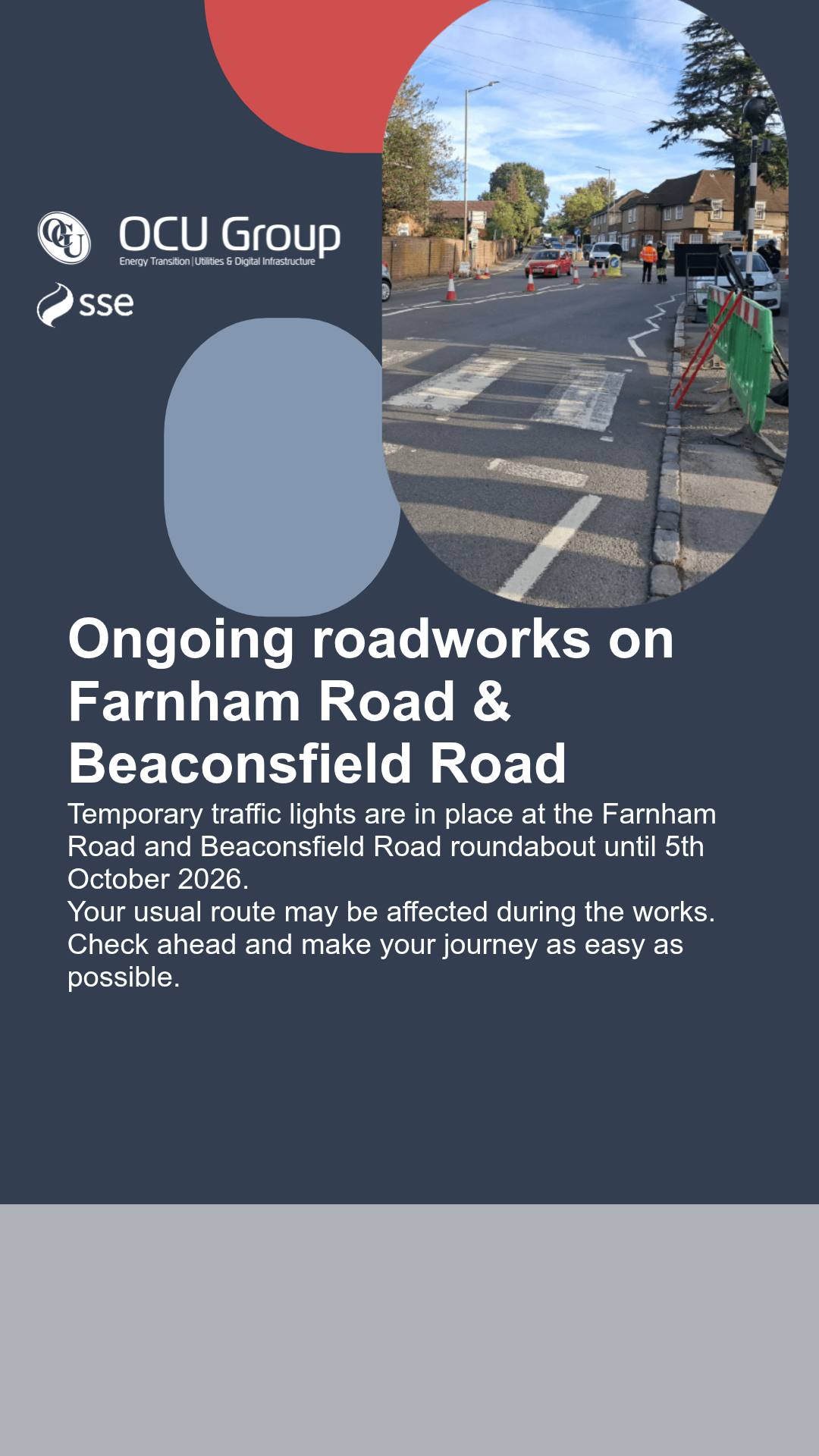 Upcoming roadworks