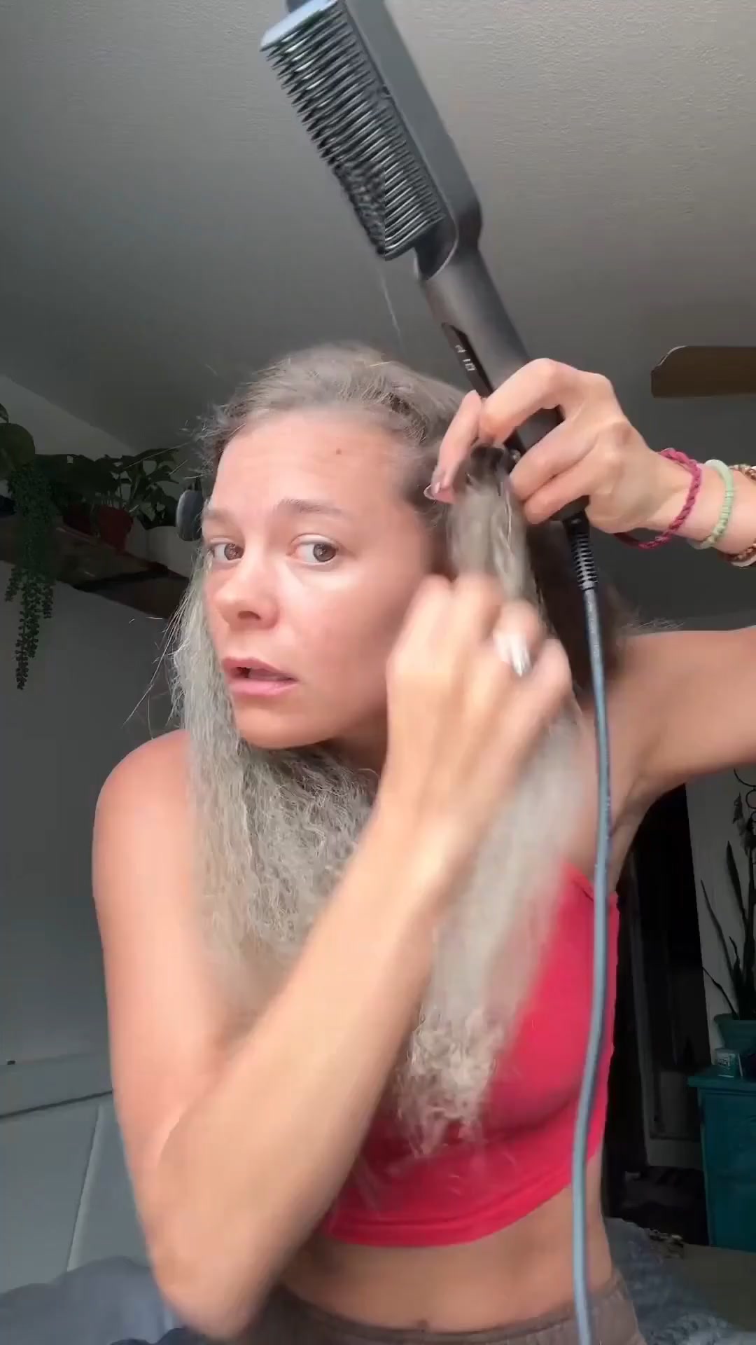 Glattes Haar in Minuten