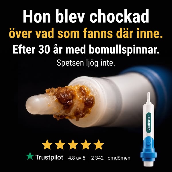 Du rengör inte dina öron – du packar igen dem. Misstaget med bomullspinnar.