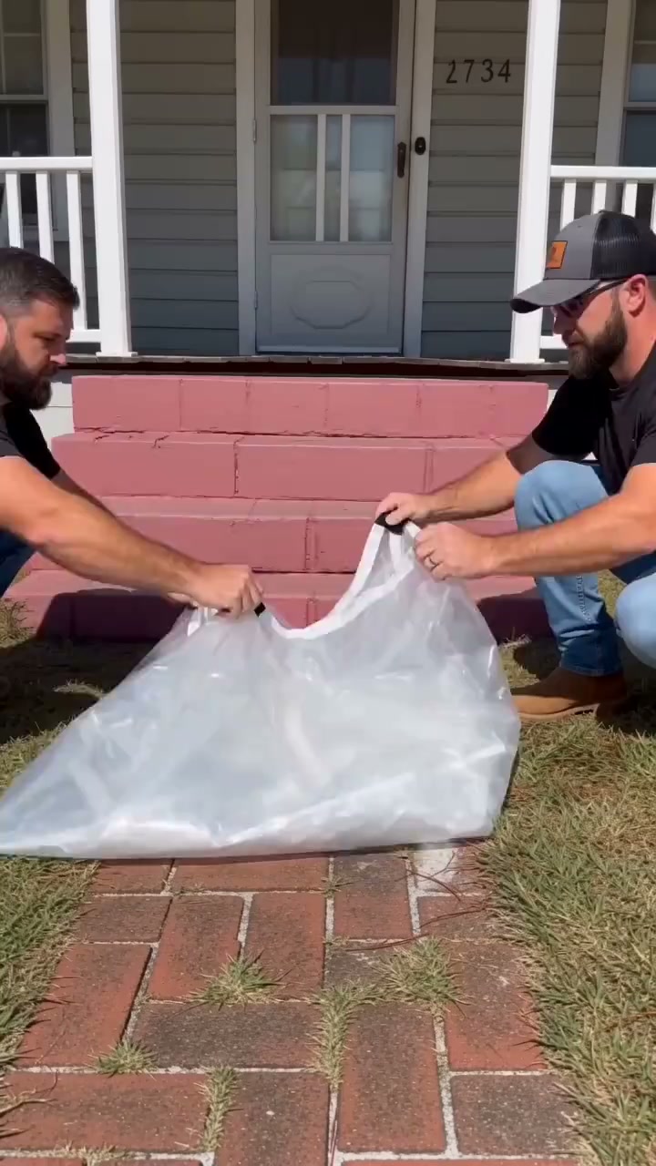 Heavy-Duty Transparent Waterproof Insulated Tarp – Durable, weatherproof & easy to set up – Perfect for outdoor shelter & campsite prote