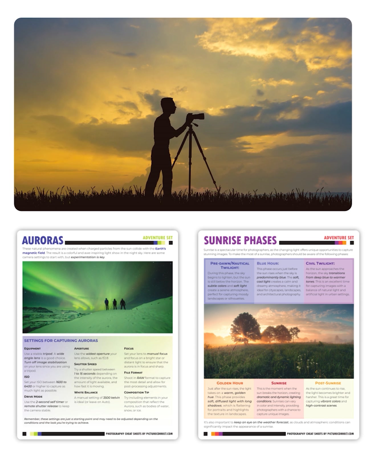 Flash Sale! Photography Cheat Sheets