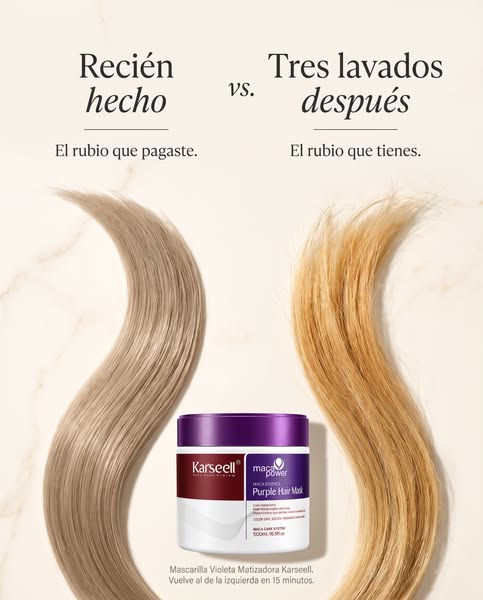 Es naranja. Y en 15 minutos deja de serlo.