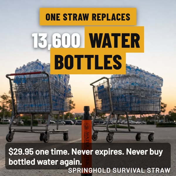 One Straw Replaces Cases of Bottles