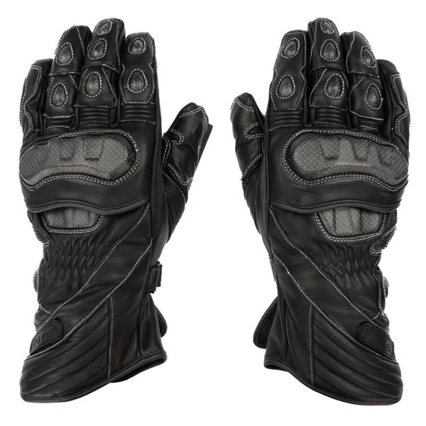 Spada Enforcer Rev.2 CE Waterproof Gloves - Black - Motorbike Gloves