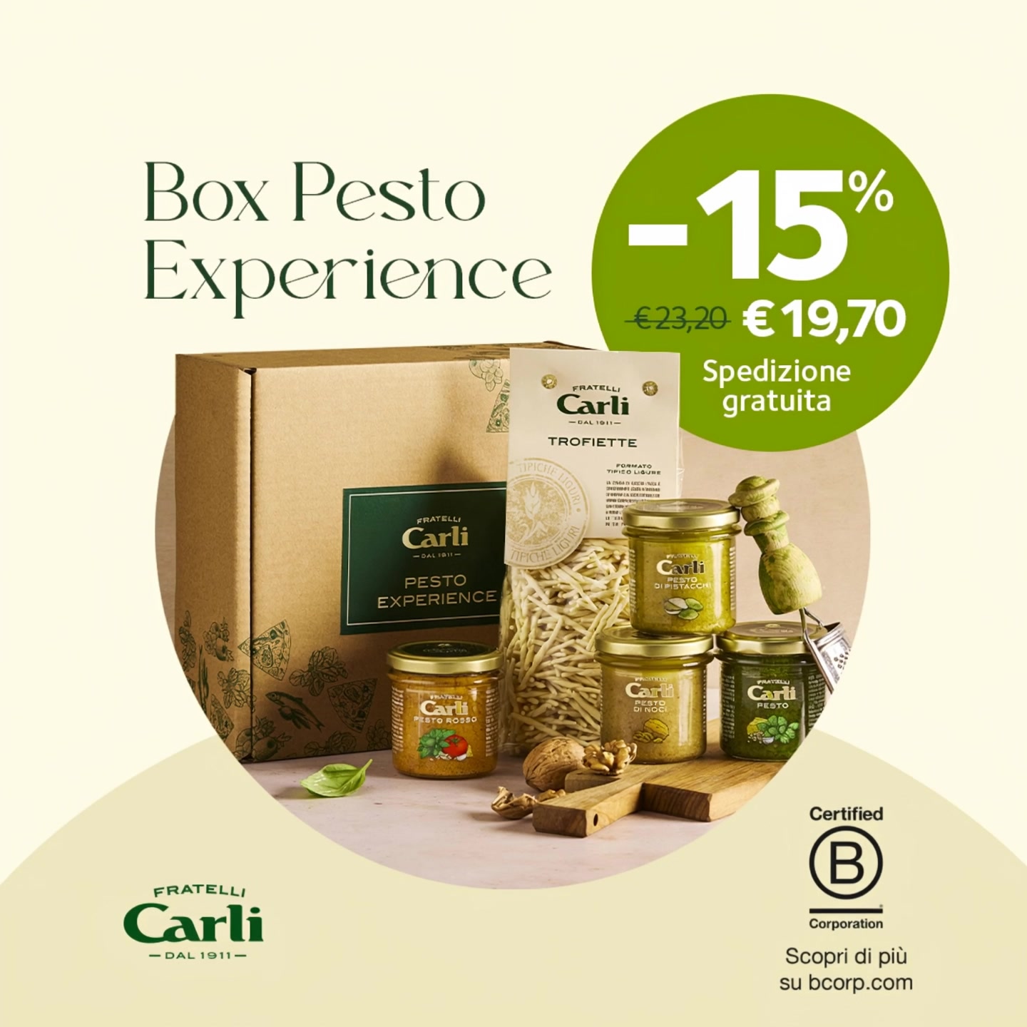 15% e Consegna GRATIS