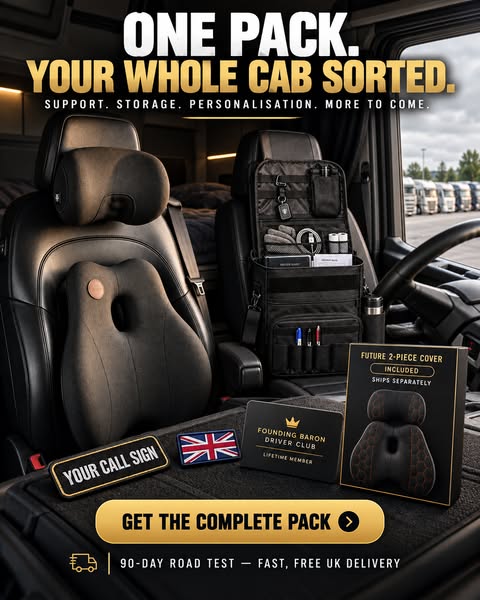 Baron Comfort Pack | HGV Seat Support & Massage UK
