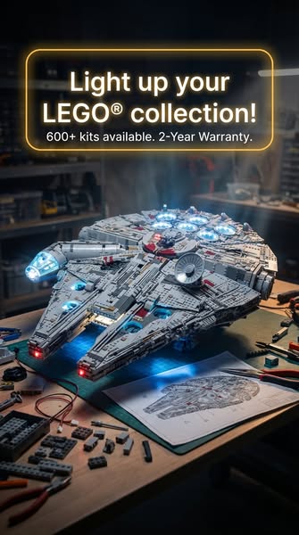 From Star Wars™ to Technic, we have a Light kit for LEGO® sets.
