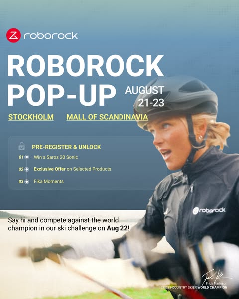 Roborock Summer Tour Lands in Stockholm