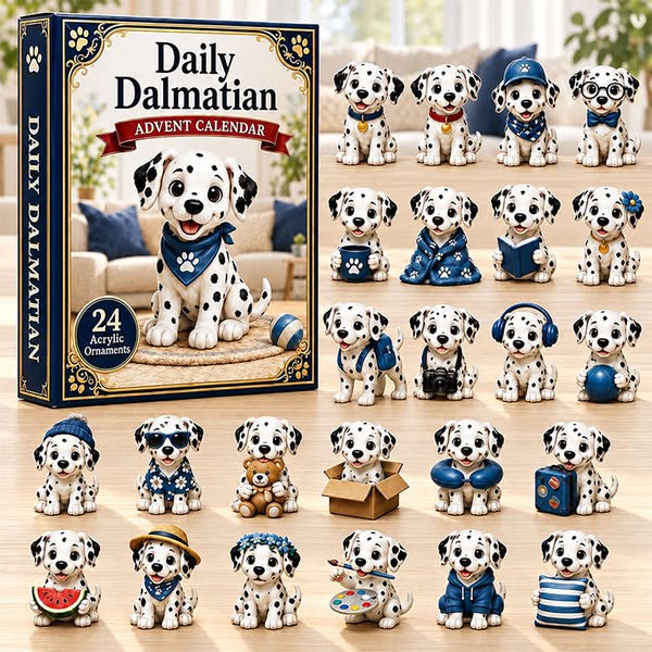 24 One‑of‑a‑kind Spotted Dalmatian Collection