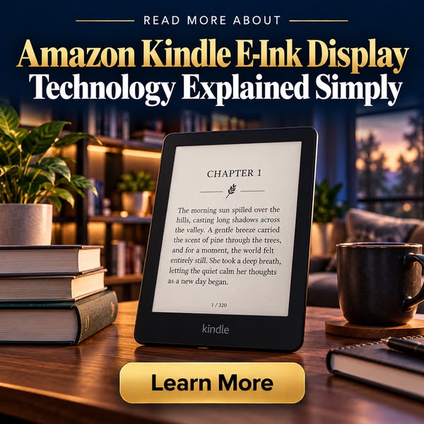 Amazon Kindle E-Ink Display Technology Explained Simply