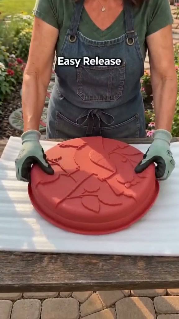 Turn Ordinary Concrete Into Beautiful Garden Art