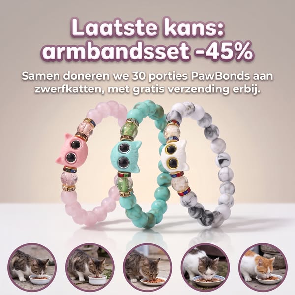 Draag hoop. Voed een kat.