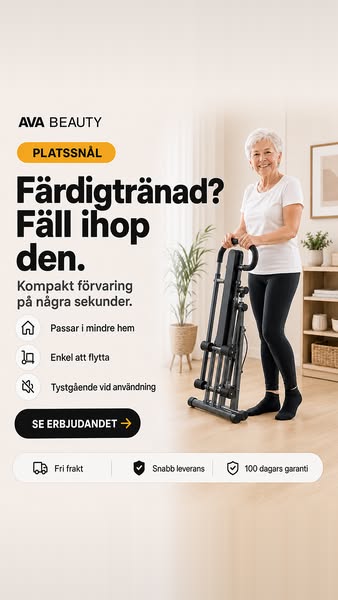 Platssnål hemmaträning – fäll ihop den efteråt