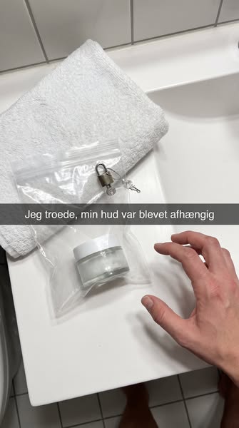 Din hud er ikke afhængig af creme
