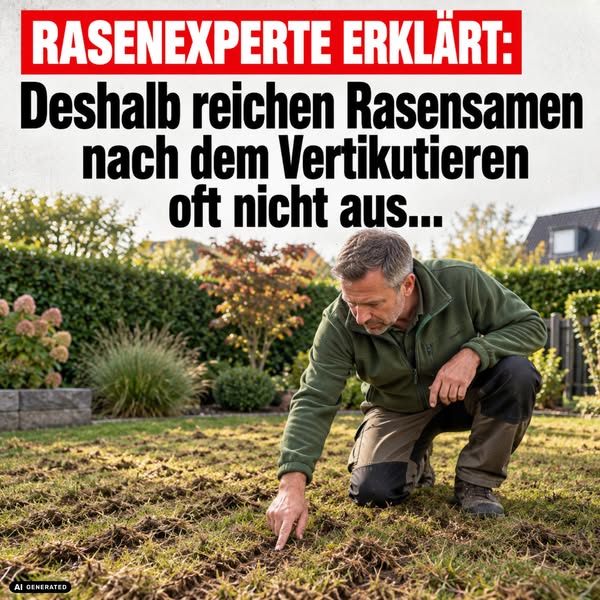 Nach dem Vertikutieren richtig nachbehandeln!