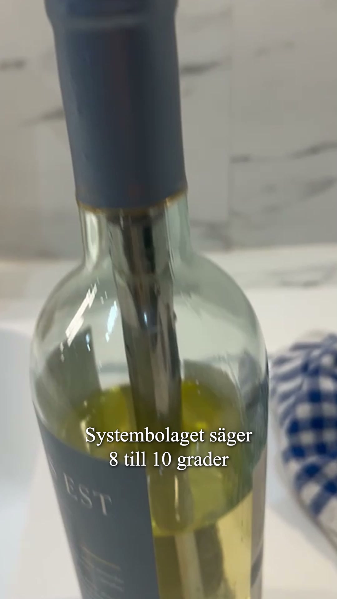 Serveringstemperatur i upp till två timmar – på bordet